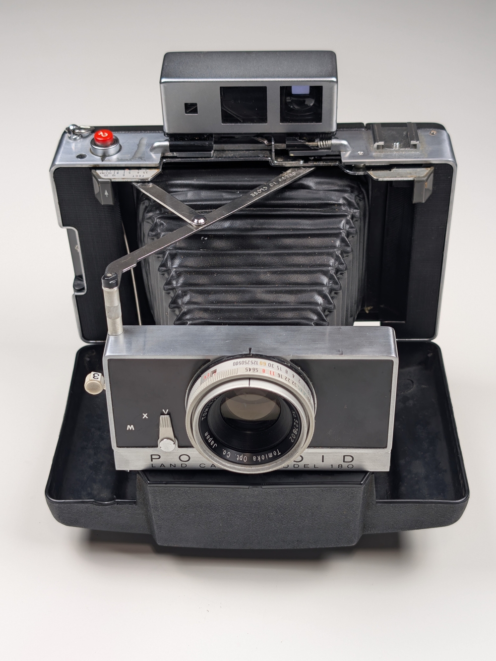 Polaroid Land Camera Model 180 Tomioka Tominon 114mm f/4.5 Seiko Shutter